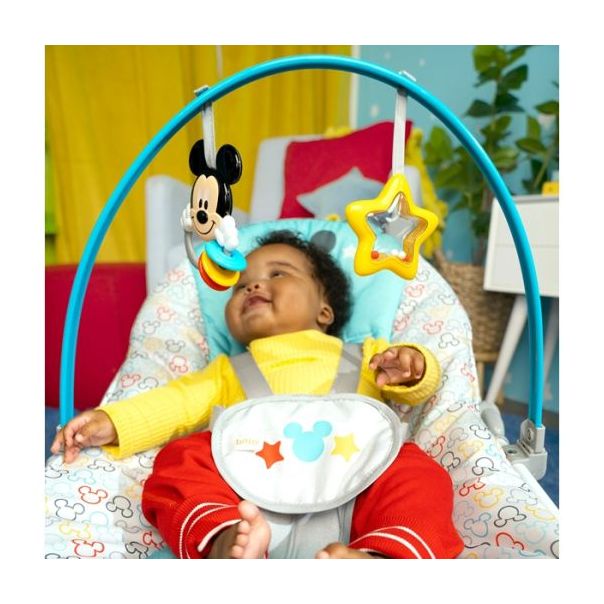 KIDS II Ležaljka Disney baby  Mickey Mouse Original bestie - SKU12561