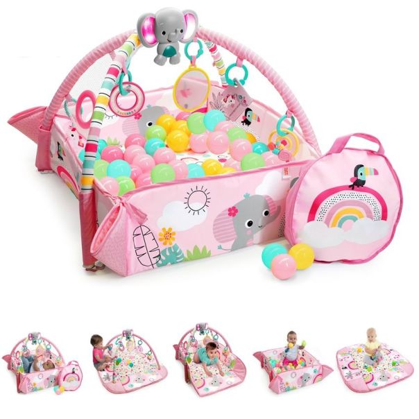KIDS II Podloga za igru 0-36m Bright starts 5u1 rainbow tropics™ - SKU12625