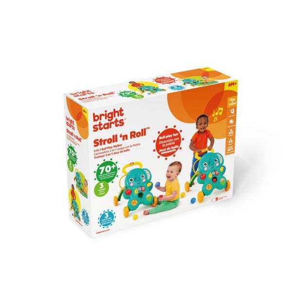 KIDS II BRIGHT STARTS IGRACKA 2U1 (GURALICA I IGRACKA) - SLONCE 6-36M - EP2741016