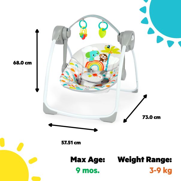 KIDS II Ležaljka BS Playful paradise 13069 - SKU13069