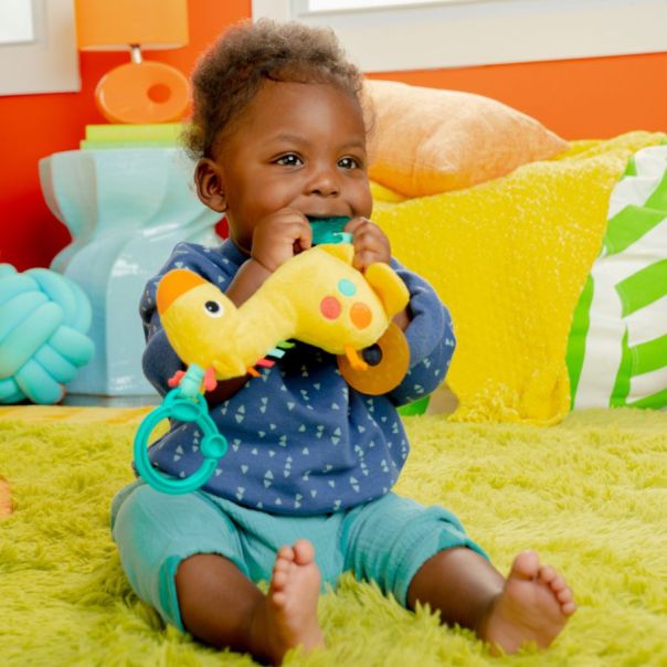 KIDS II Zvečka glodalica za bebe Bright starts Safari™ - SKU13084