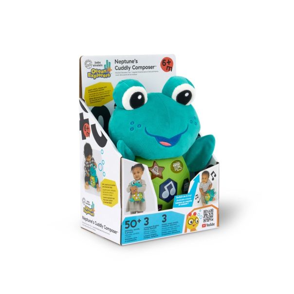 KIDS II PLISANA MUZICKA IGRACKA BABY NEPTUNE CUDDLY COMPOSER™6-24M - EP2741004