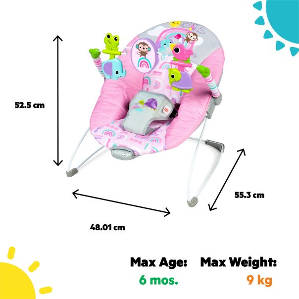 KIDS II Ležaljka BS Pink paradise 16732 - SKU16732