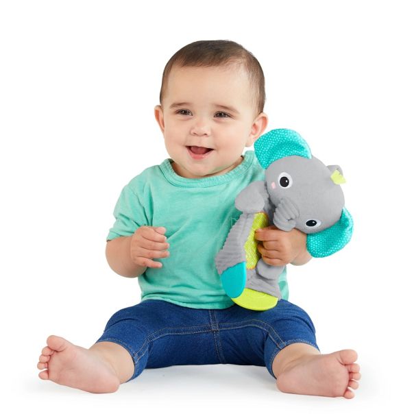 KIDS II BRIGHT STARTS ZVECKA/GLODALICA ZA BEBE - ZIRAFA I SLON 8916 SNUGGLE&TEETHE - EP2739430