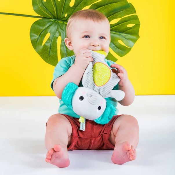 KIDS II BRIGHT STARTS ZVECKA/GLODALICA ZA BEBE - ZIRAFA I SLON 8916 SNUGGLE&TEETHE - EP2739430