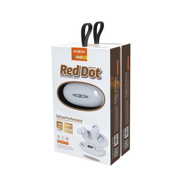 MOXOM Bluetooth slušalice Airpods MX-TW14, bela - SL1227