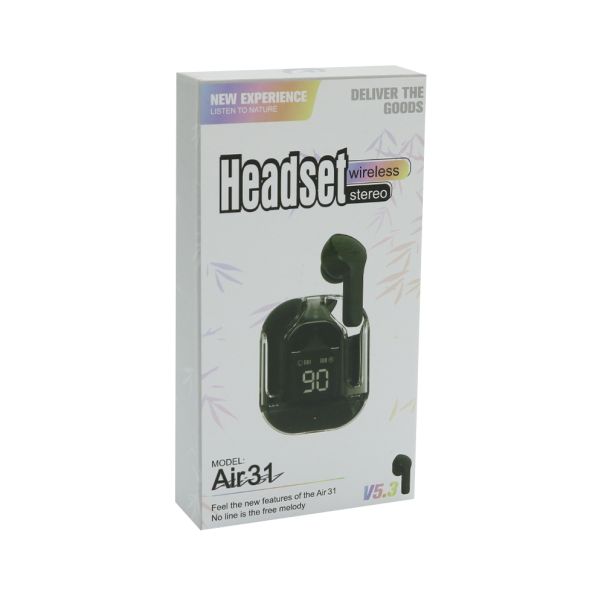 Bluetooth slušalice Airpods AIR31, crna - SL1364