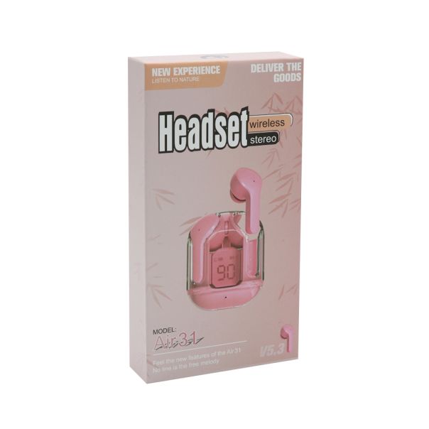 Bluetooth slušalice Airpods AIR31, roze - SL1366