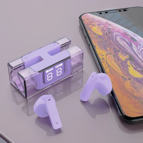 Bluetooth slušalice Airpods E90, ljubičasta - SL1375