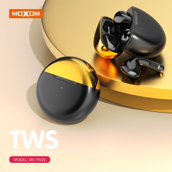 MOXOM Bluetooth slušalice MX-TW25, crna - SL1403