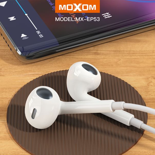 MOXOM Slušalice za mobilni MX-EP53 Type-C, bela - SL1550