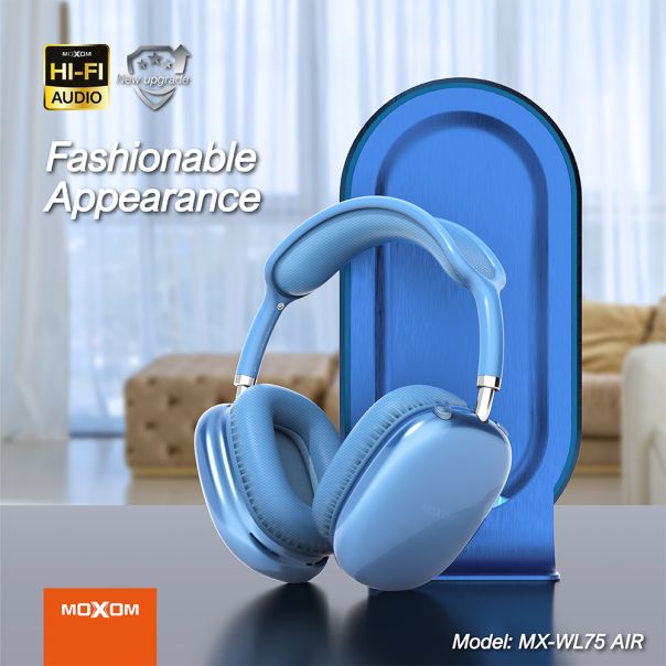 MOXOM Bežične slušalice MX-WL75 AIR, crna - SL1555