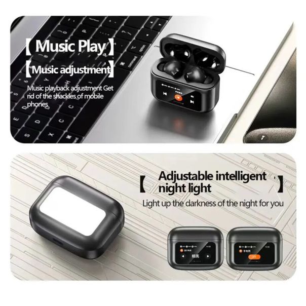 AWEI Bluetooth slušalice T56 ANC, crna - SL1572