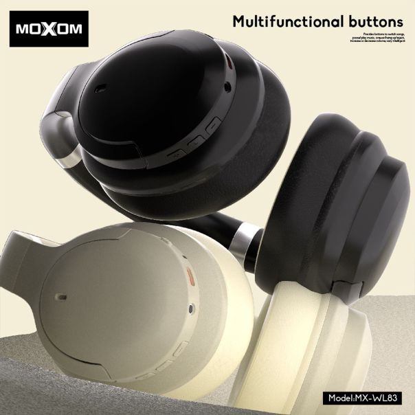MOXOM Bluetooth Slušalice MX-WL83, crna - SL1587