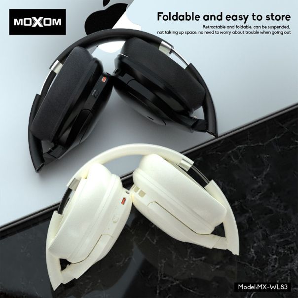 MOXOM Bluetooth Slušalice MX-WL83, crna - SL1587