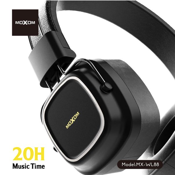 MOXOM Slušalice bluetooth MX-WL88, krem - SL1619