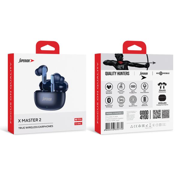 Slušalice bluetooth Superior X Master 2 ENC teget - EP2908877