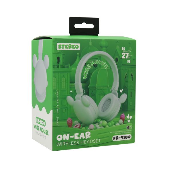 KARLER BASS Bluetooth Slušalice KR-9100, bela - SL1648