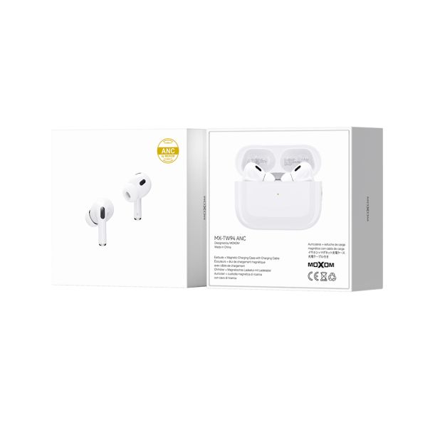 Slusalice bluetooth Moxom MX-TW94 ANC bele - EP3166518