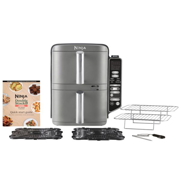 NINJA Airfryer SL451EU 6u1/dupla korpa/2470W/9.5L/siva - SL451EU