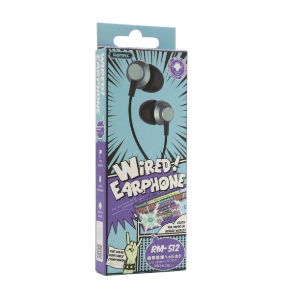 REMAX Slušalice za telefon RM-512, crna - SL524