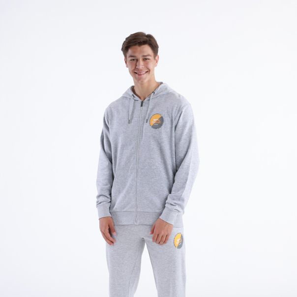 SLAZENGER Duks sa kapuljačom heritage sports full zip hoody M - SLA231M606-3A