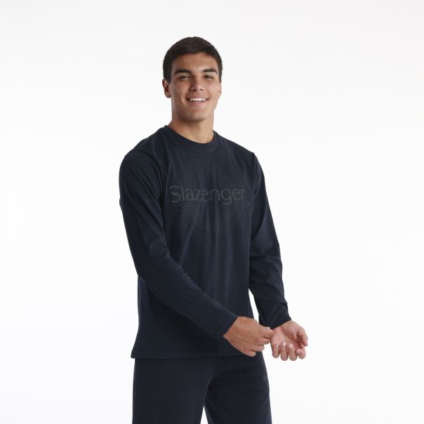SLAZENGER Majica Dug Rukav Tone Long Sleeve T-Shirt M - SLA233M804-02