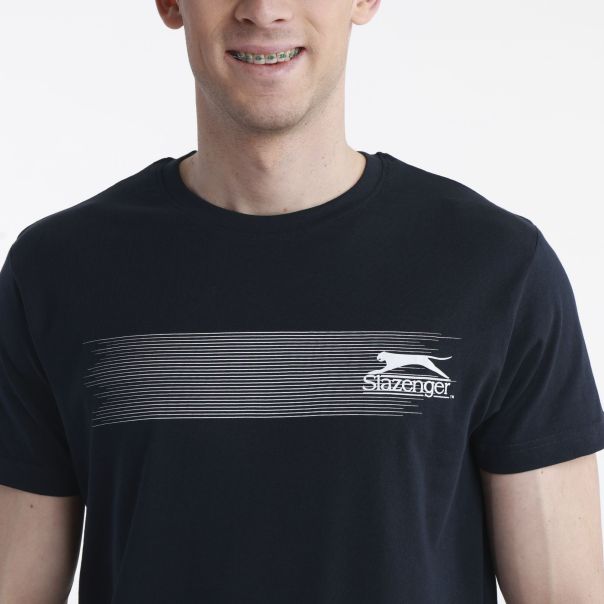 SLAZENGER Majica kratak rukav mov t-shirt M - SLA241M804-02