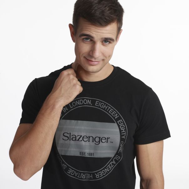 SLAZENGER Majica kratak rukav heritage t-shirt M - SLA243M801-01