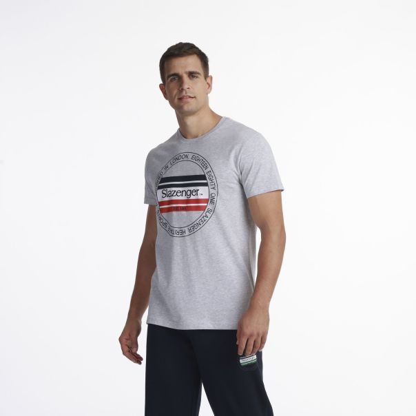SLAZENGER Slazenger majica kratak rukav heritage t-shirt M - SLA243M801-3A
