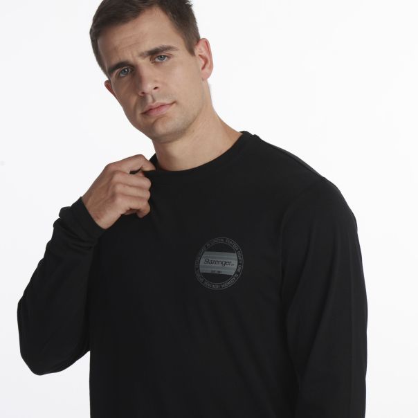 SLAZENGER Slazenger majica dug rukav heritage long t-shirt M - SLA243M802-01