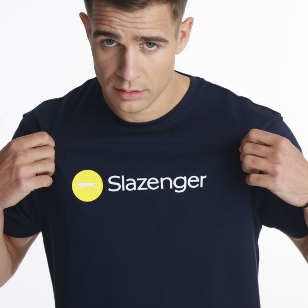 SLAZENGER Majica kratak rukav logo t shirt M - SLA251M801-02