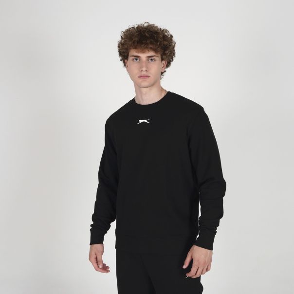 SLAZENGER Duks jacquard crewneck M - SLA263M601-01