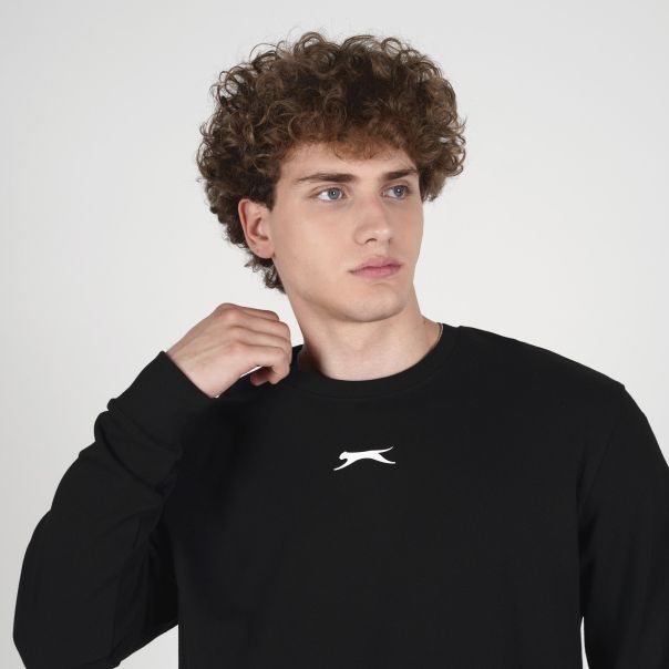 SLAZENGER Duks jacquard crewneck M - SLA263M601-01