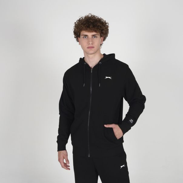 SLAZENGER Duks sa kapuljačom jacquard full zip hoody M - SLA263M603-01