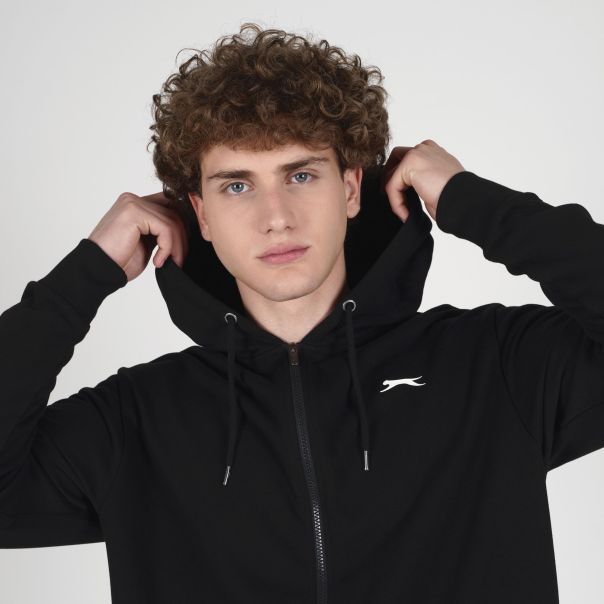 SLAZENGER Duks sa kapuljačom jacquard full zip hoody M - SLA263M603-01