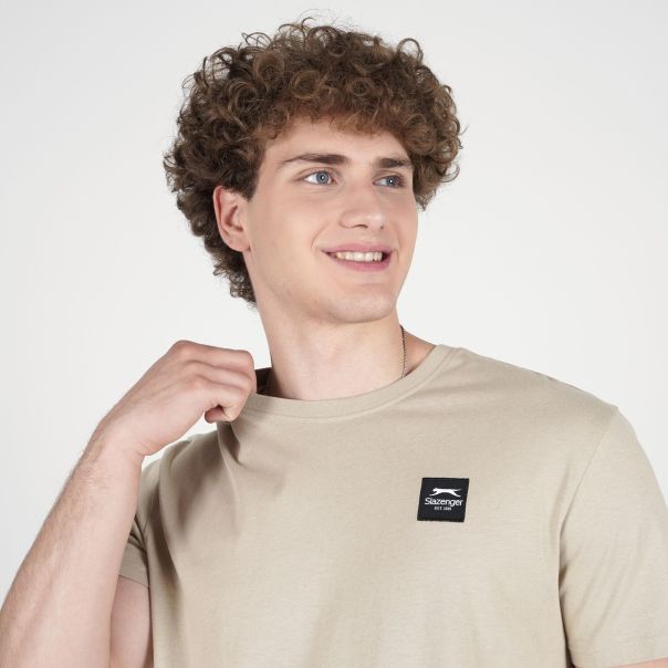 SLAZENGER Majica kratak rukav jacquard t-shirt M - SLA263M801-96