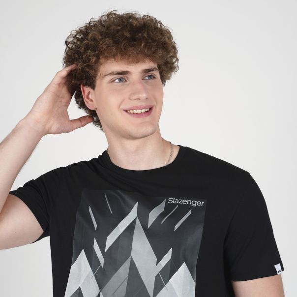 SLAZENGER Majica kratak rukav rubber t-shirt M - SLA263M804-01