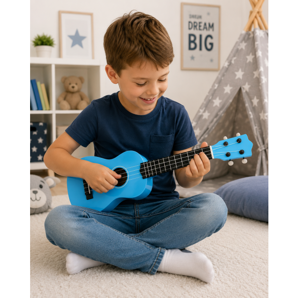 EDDY TOYS Dečji ukulele sa najlonskim žicama 40cm - EP3174563