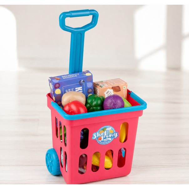 EDDY TOYS Dečji supermarket set – kolica sa namirnicama - EP3174560