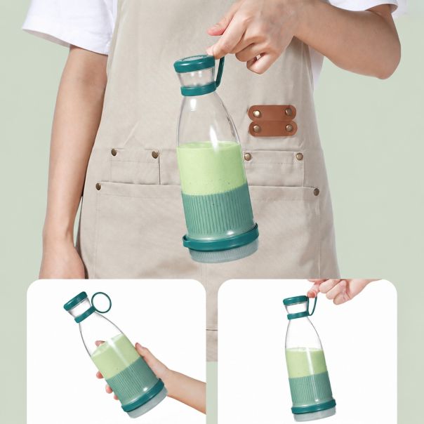 Homemates Prenosivi blender na bateriju zelene boje 380ml - EP3012545