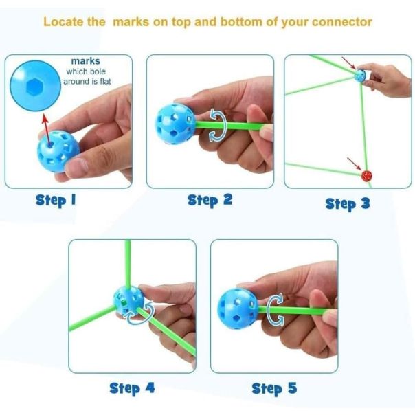 TOPI TOYS 1+1 Gratis Konstrukcija za šator sa plaštom STEM 3+ god - R0311