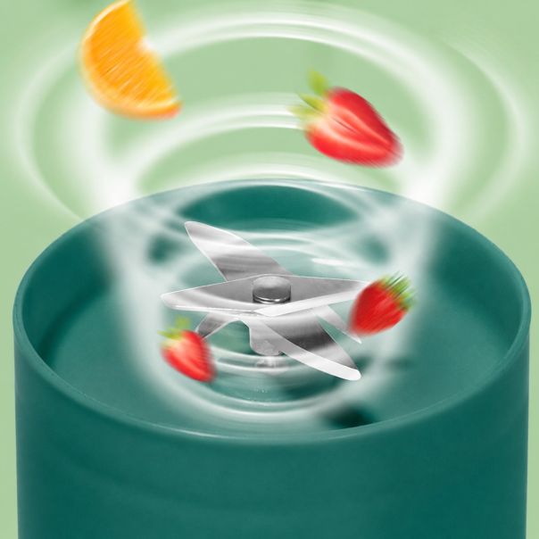Homemates Prenosivi blender na bateriju zelene boje 380ml - EP3012545