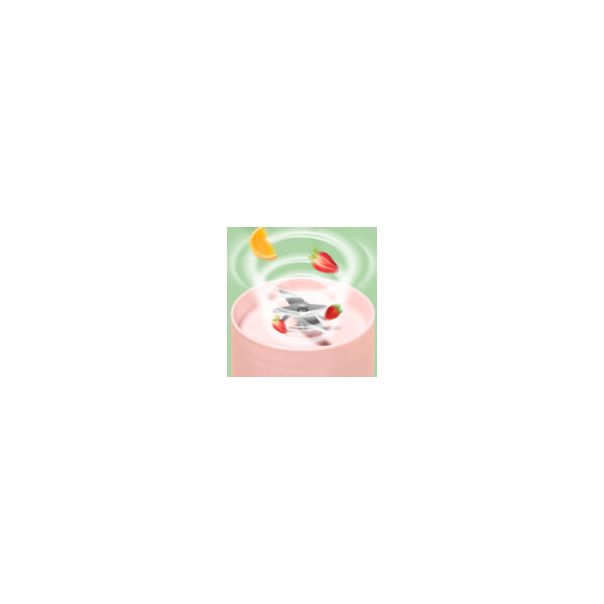 Homemates Prenosivi blender na bateriju roze boje 380ml - EP3004745