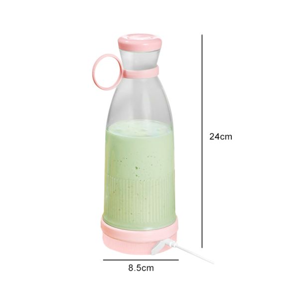 Homemates Prenosivi blender na bateriju roze boje 380ml - EP3004745