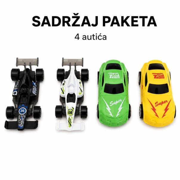 Topi Toys brza trkačka staza sa 4 automobila - EP3007305