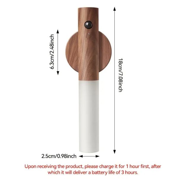 Homemate Multifunkcionalna LED lampa sa senzorom – USB punjiva, magnetna montaža - R0142