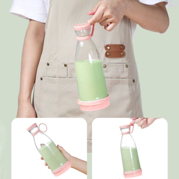 Homemates Prenosivi blender na bateriju roze boje 380ml - EP3004745