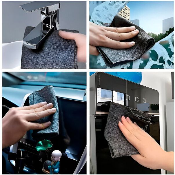 Cleanmate set mikrofiber krpa 4 kom univerzalne krpe za čišćenje bez tragova - R0135