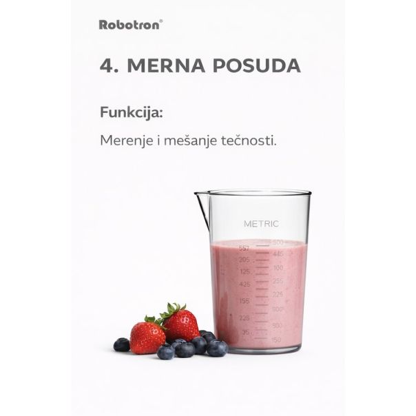 Robotron Set Ručnog miksera sa dodacima 300W - EP3004223